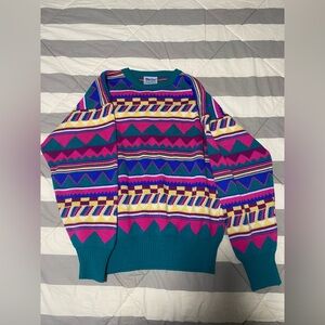VINTAGE Meister Geometric Sweater